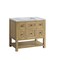James Martin Vanities Breckenridge 36in Single Vanity, Light Natural Oak w/ 3 CM Carrara Marble Top 330-V36-LNO-3CAR - alternate 3